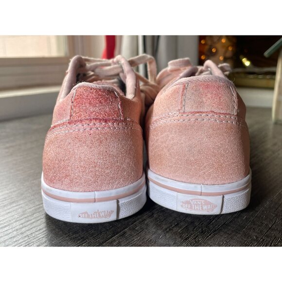 Pink Textured Van's skate women's 7 low rare 500714 EUC HTF cute - Picture 3 of 9